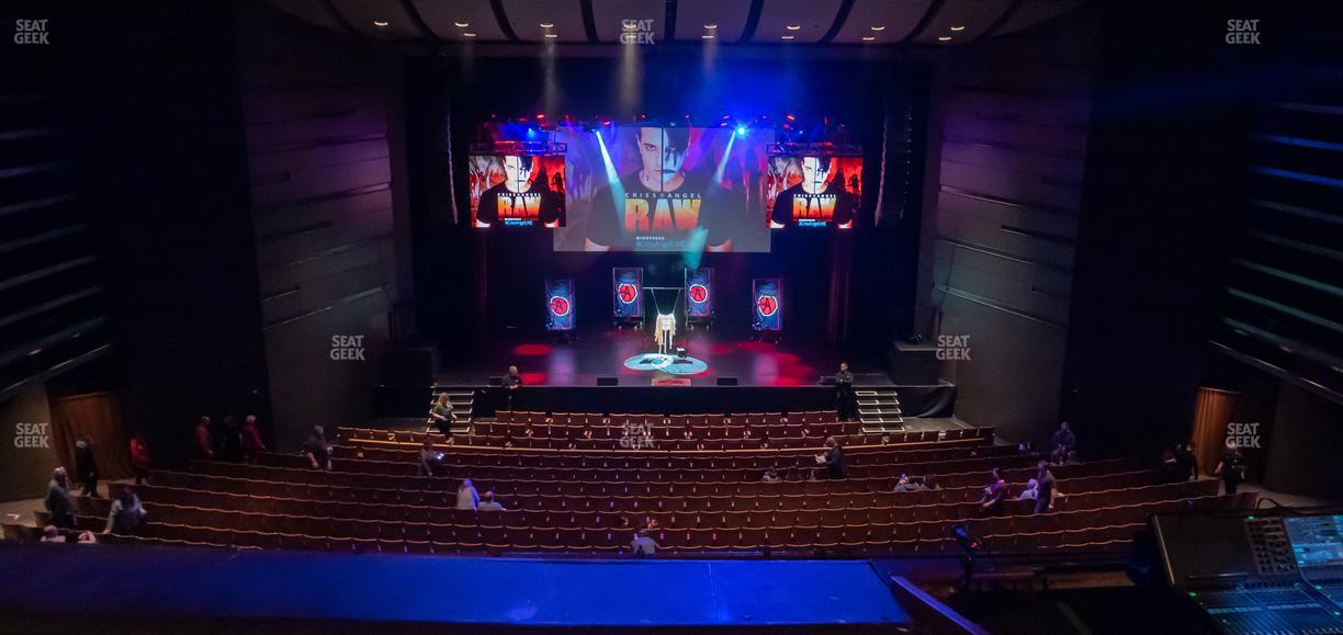 Bass Concert Hall - Section First Balcony Center Seat View