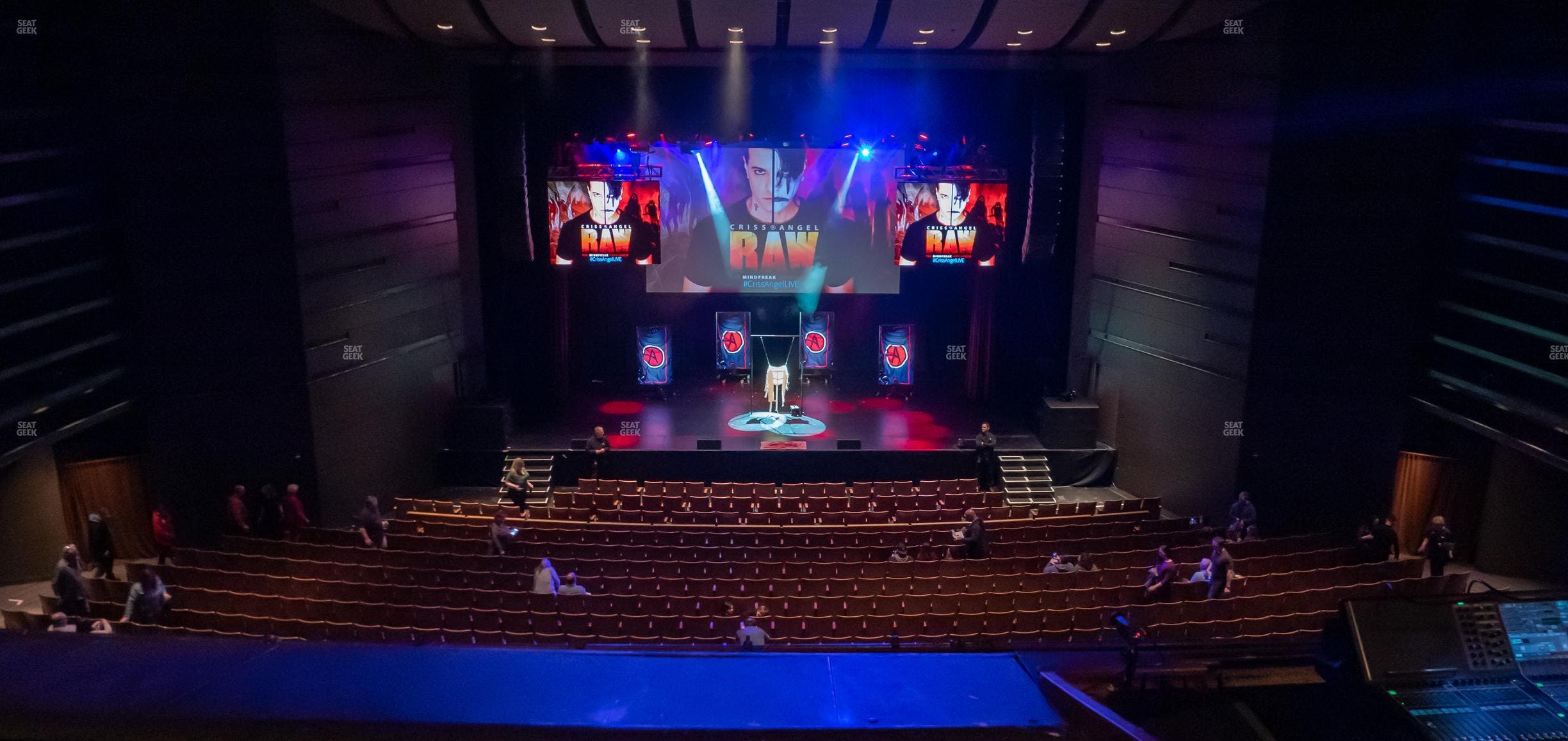 Bass Concert Hall - Section First Balcony Center Seat View