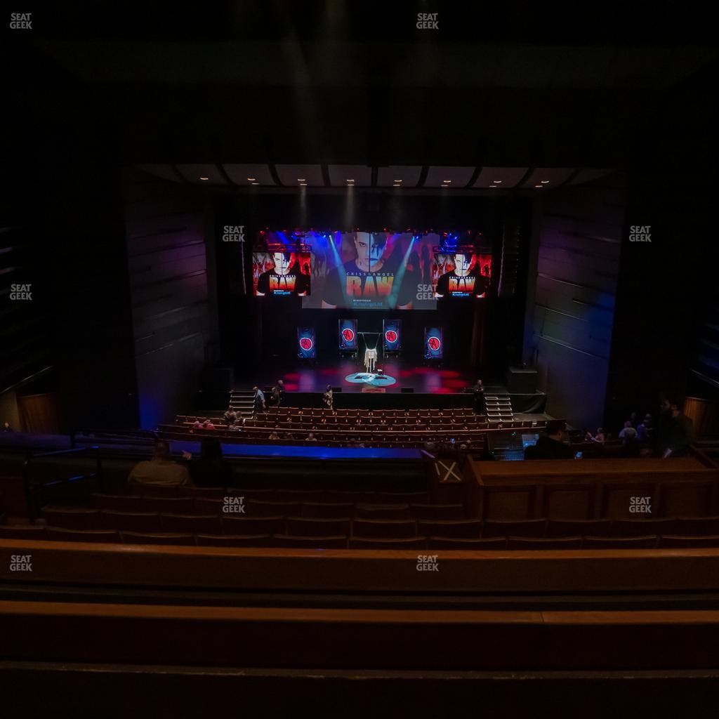 Bass Concert Hall - Section First Balcony Upper Center Seat View