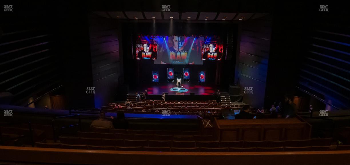 Bass Concert Hall - Section First Balcony Upper Center Seat View