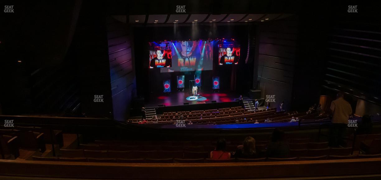 Bass Concert Hall - Section First Balcony Upper Left Center Seat View