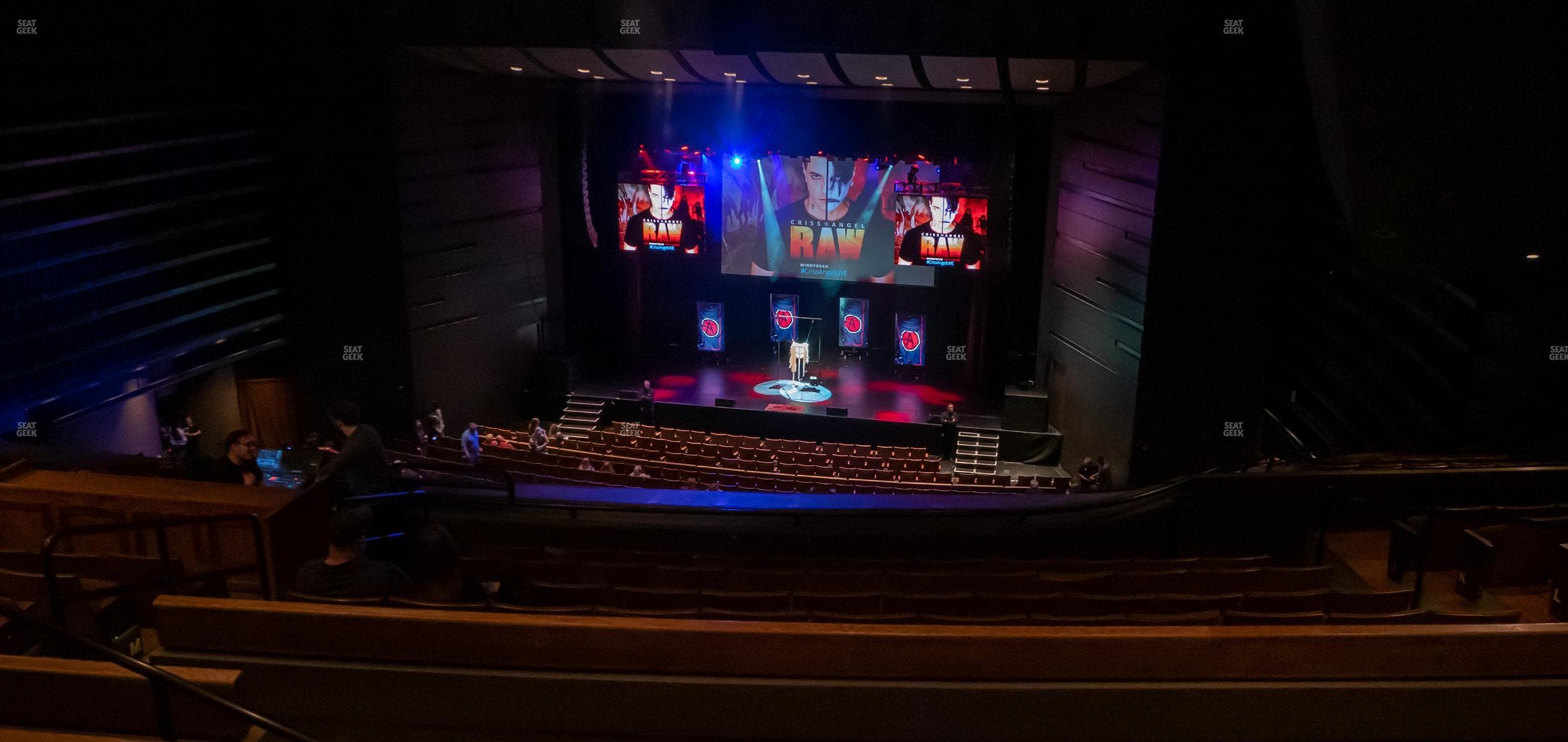 Bass Concert Hall - Section First Balcony Upper Right Center Seat View