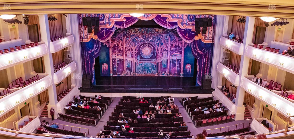 Bass Performance Hall - Section Mezzanine Center Seat View