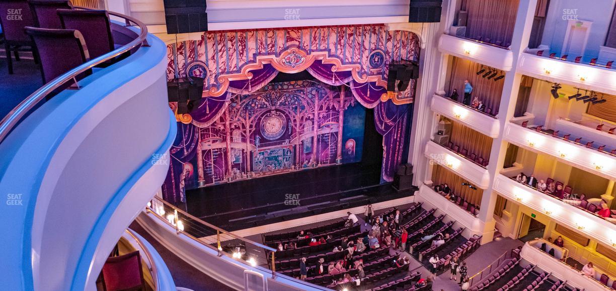 Bass Performance Hall - Section Upper Piano Box Left Seat View