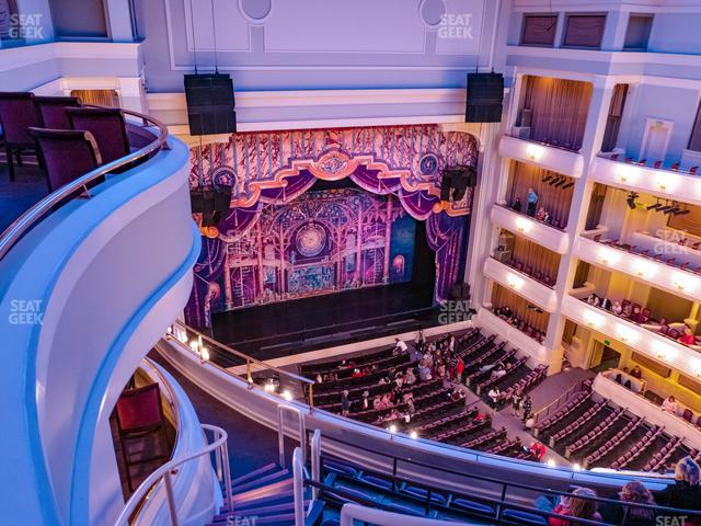 Bass Performance Hall - Section Upper Piano Box Left Seat View