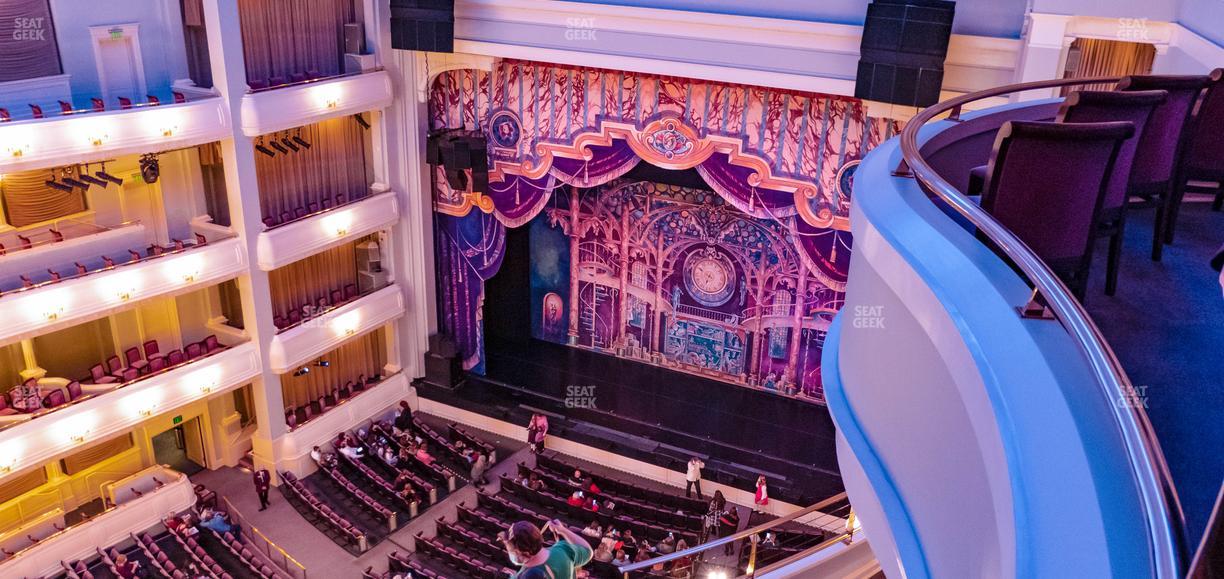 Bass Performance Hall - Section Upper Piano Box Right Seat View