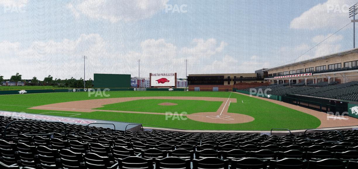 Baum Stadium At George Cole Field - Section 110 Seat View