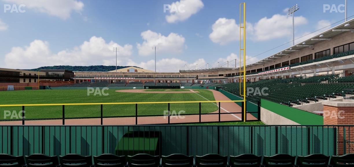 Baum Stadium At George Cole Field - Section Bullpen 1 Seat View