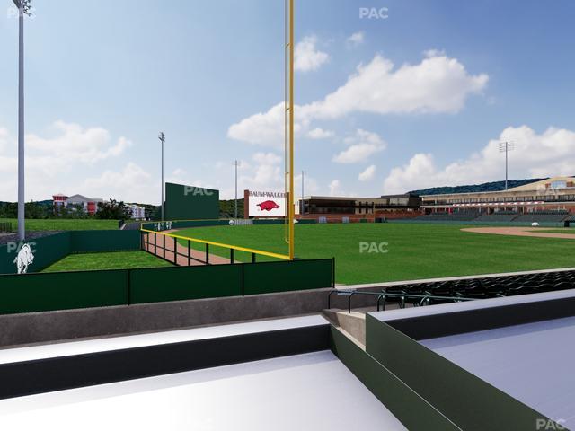 Baum Stadium At George Cole Field - Section Foul Pole Patio Seat View