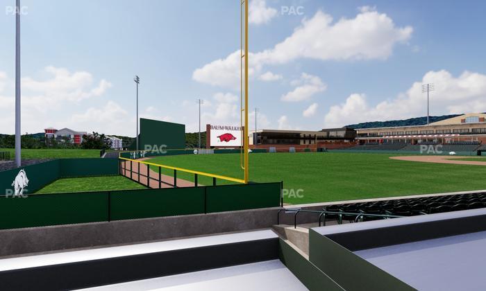 Baum Stadium At George Cole Field - Section Foul Pole Patio Seat View