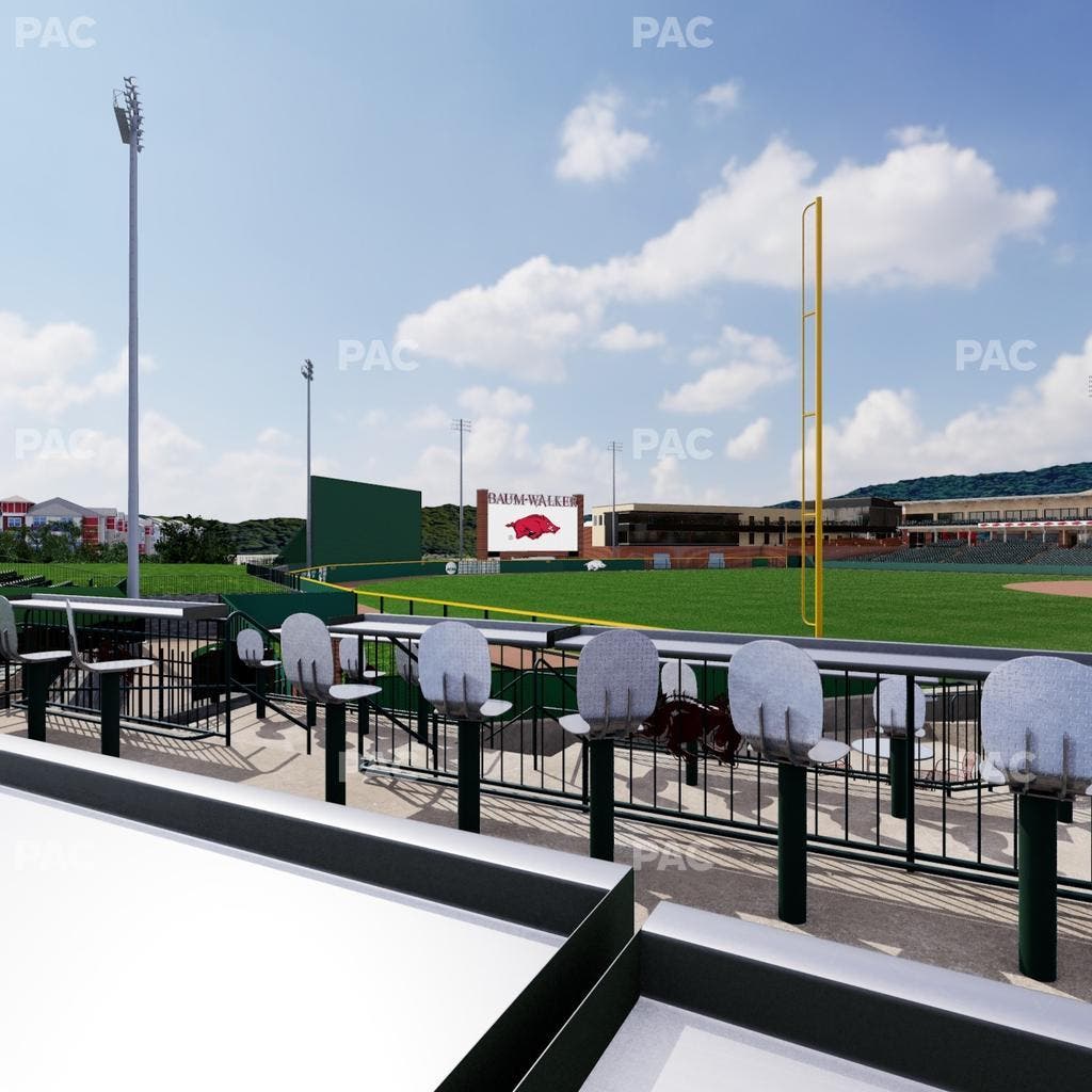 Baum Stadium At George Cole Field - Section Foul Pole Patio Seat View