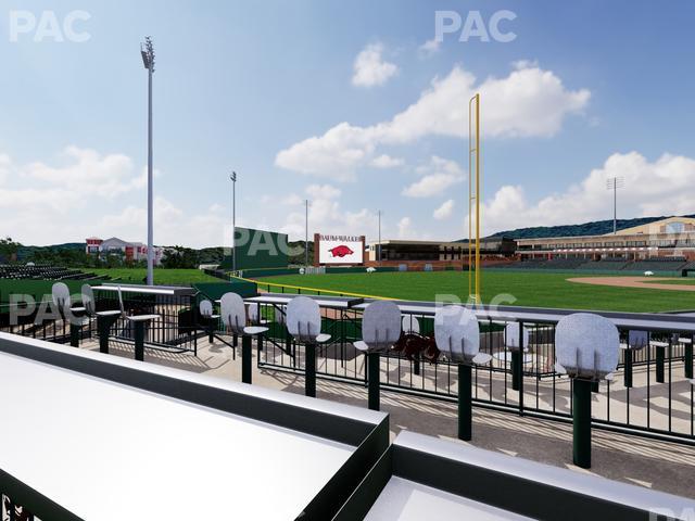 Baum Stadium At George Cole Field - Section Foul Pole Patio Seat View