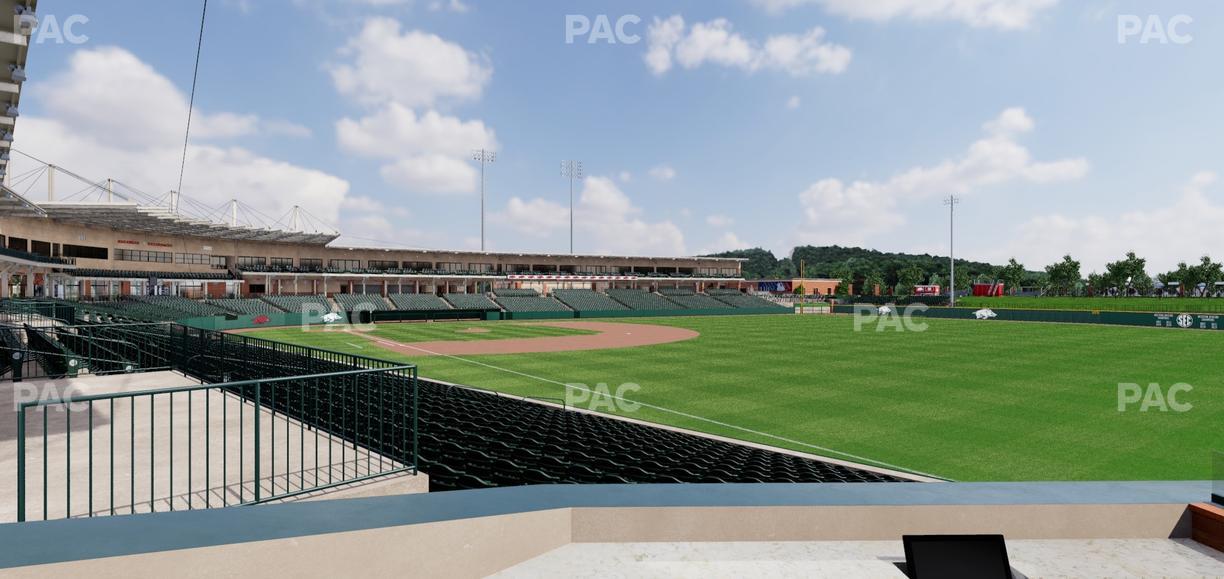 Baum Stadium At George Cole Field - Section Loge 9 Seat View