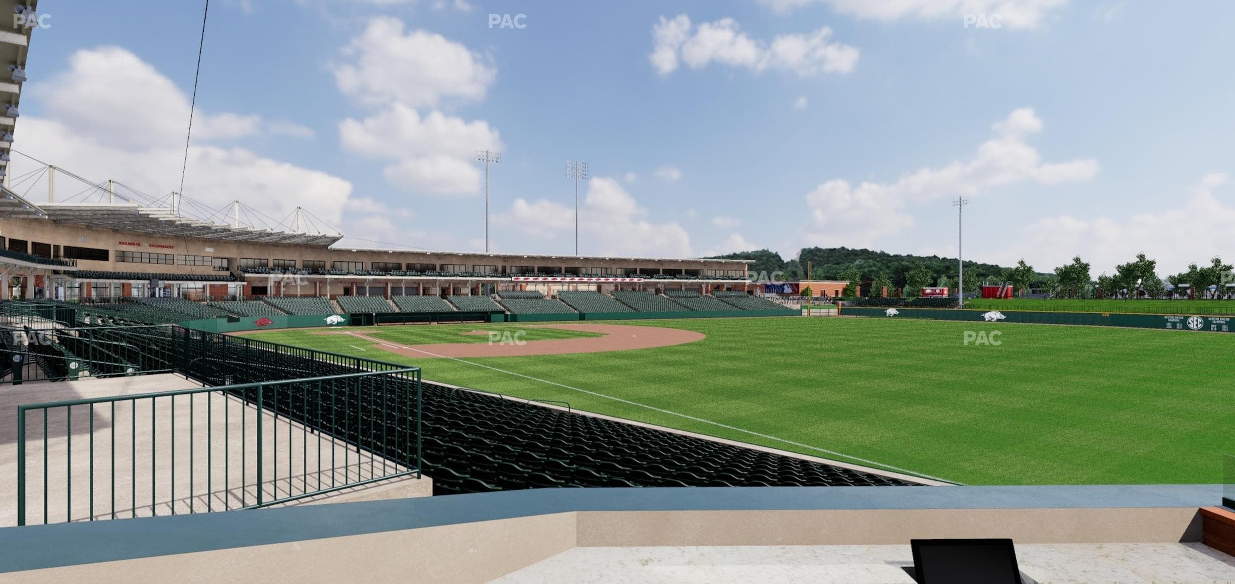 Baum Stadium At George Cole Field - Section Loge 9 Seat View