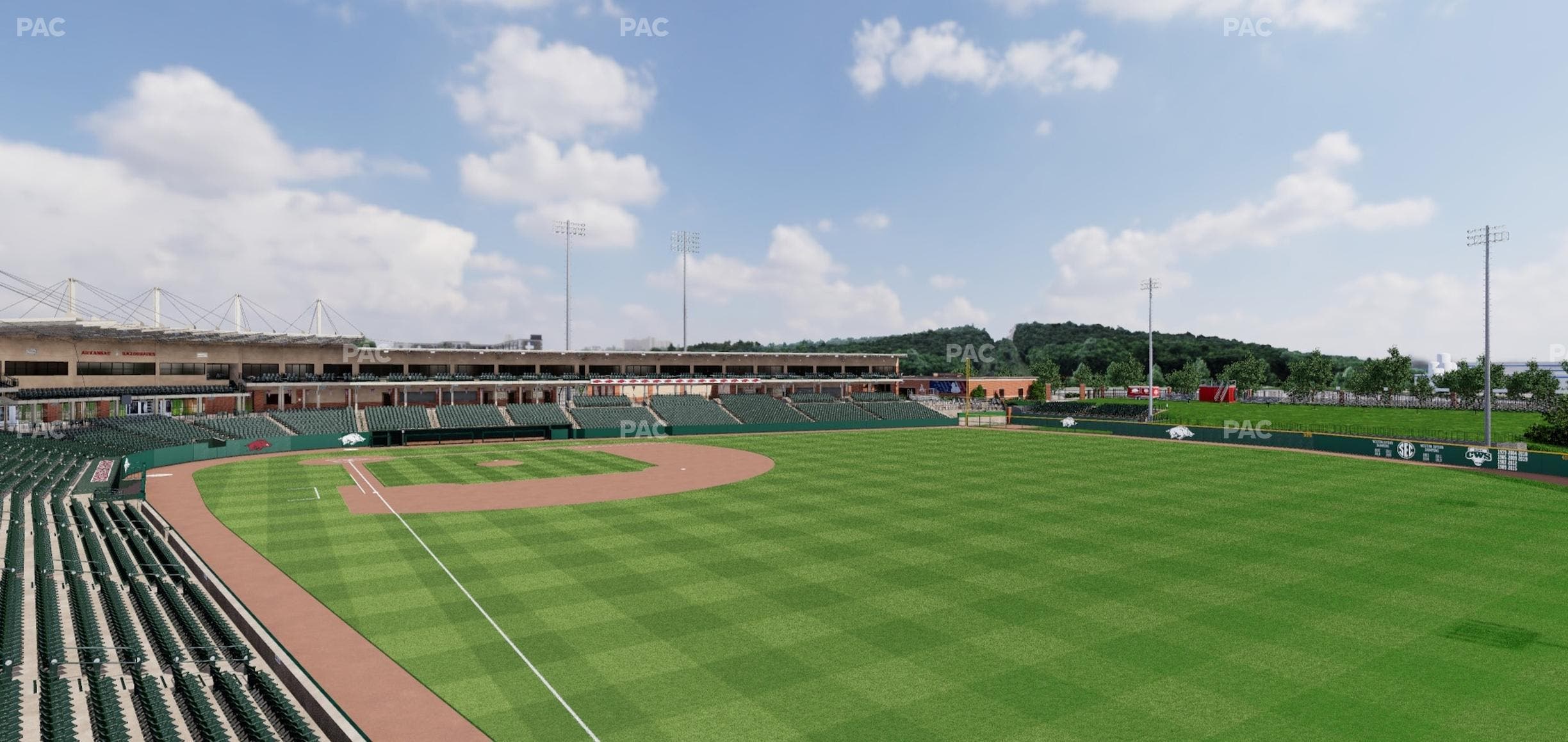 Baum Stadium At George Cole Field - Section Patio Seat View