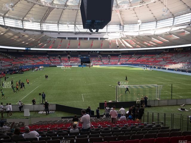 BC Place Stadium - Section 201 Seat View
