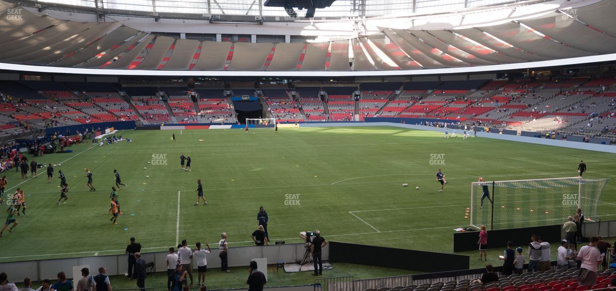 BC Place Stadium - Section 202 Seat View
