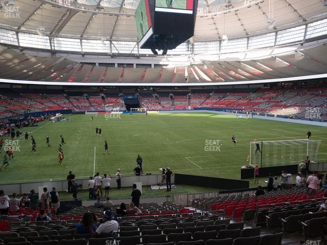 BC Place Stadium - Section 202 Seat View