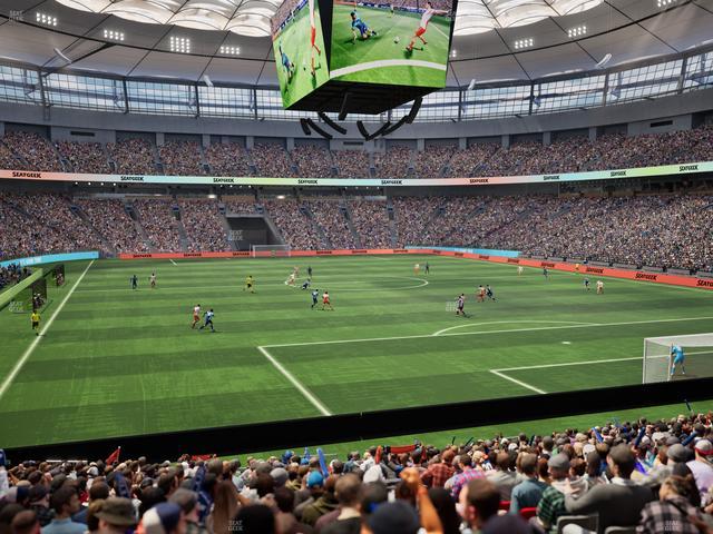 BC Place Stadium - Section 203 Seat View