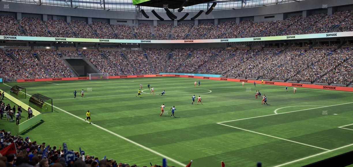 BC Place Stadium - Section 206 Seat View