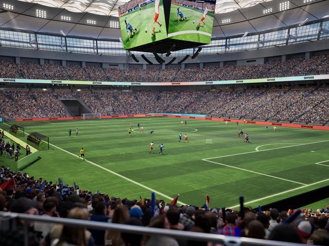 BC Place Stadium - Section 206 Seat View