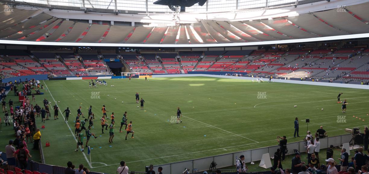 BC Place Stadium - Section 206 Seat View