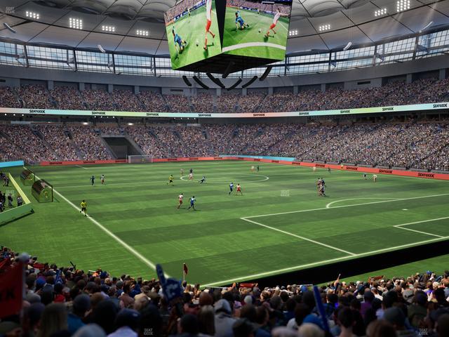 BC Place Stadium - Section 206 Seat View BC Place Stadium - Section 206 Seat View
