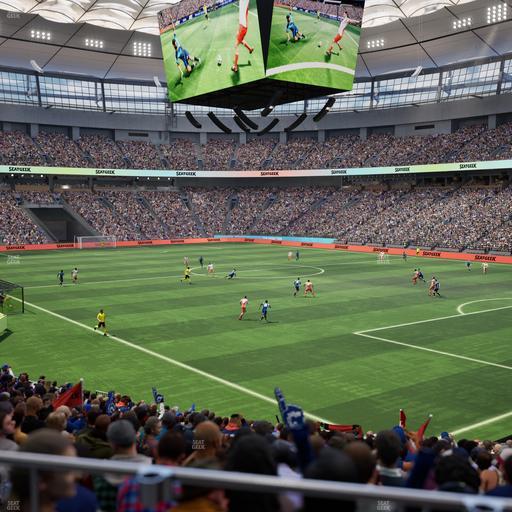 BC Place Stadium - Section 207 Seat View