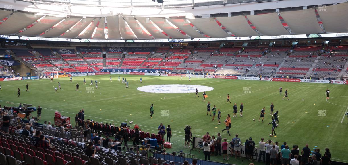 BC Place Stadium - Section 210 Seat View