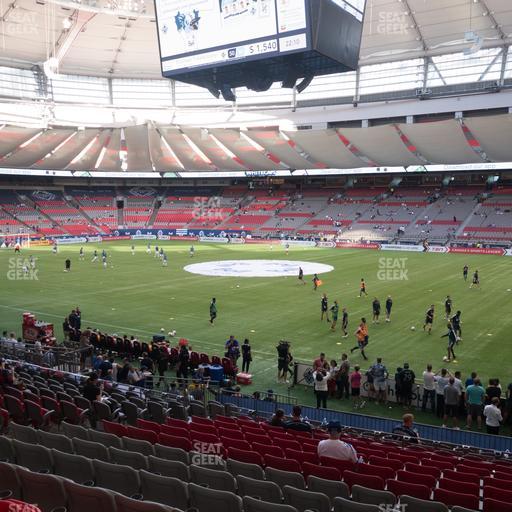 BC Place Stadium - Section 210 Seat View