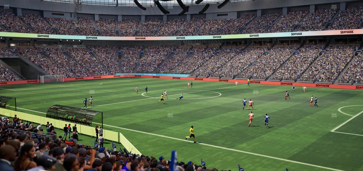 BC Place Stadium - Section 210 Seat View