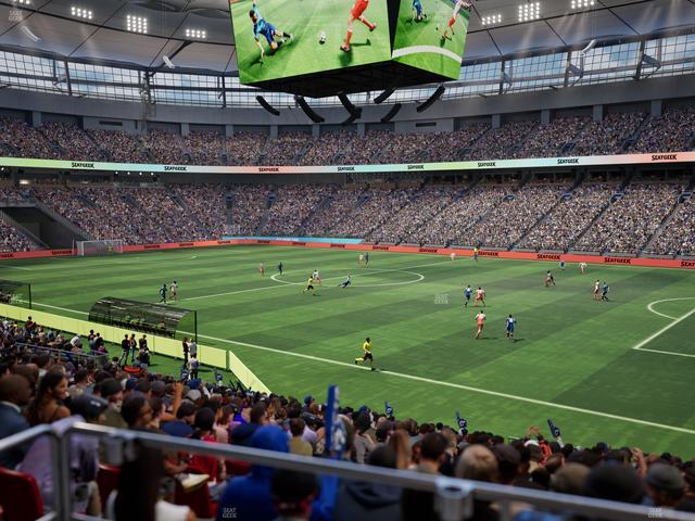 BC Place Stadium - Section 210 Seat View