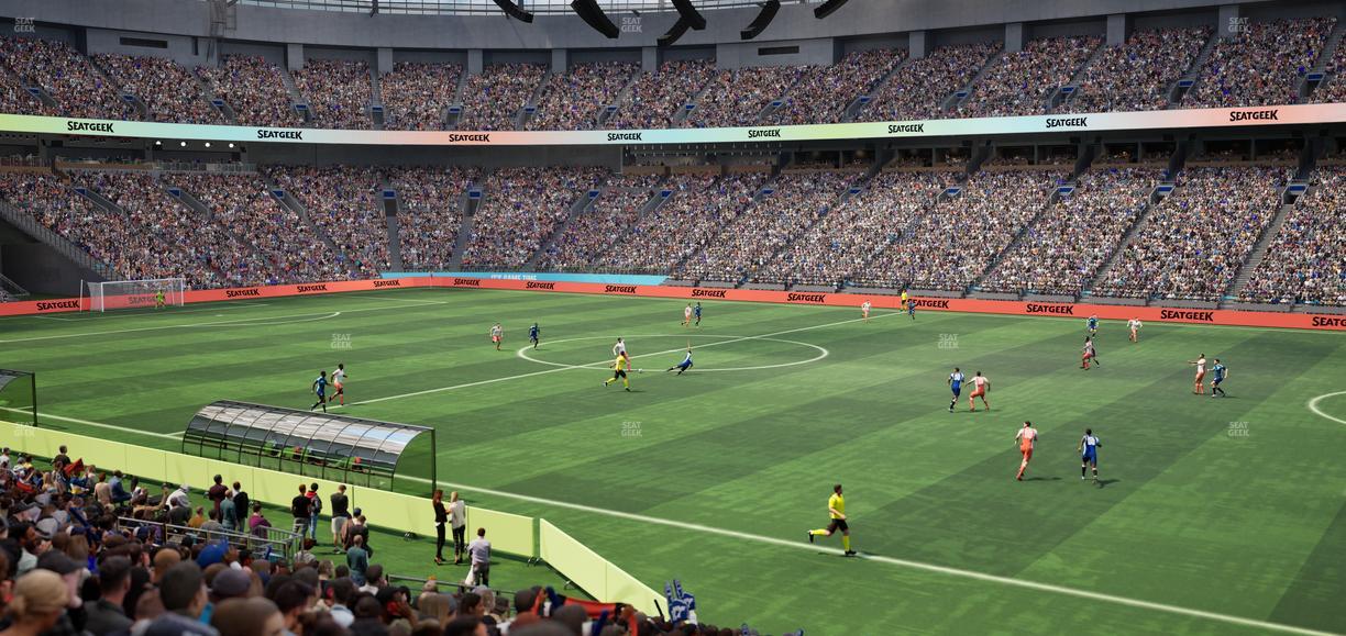 BC Place Stadium - Section 210 Seat View