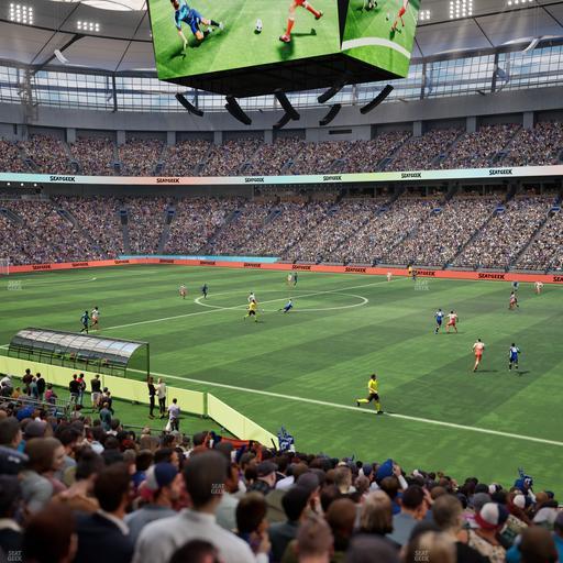 BC Place Stadium - Section 210 Seat View