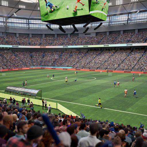 BC Place Stadium - Section 210 Seat View