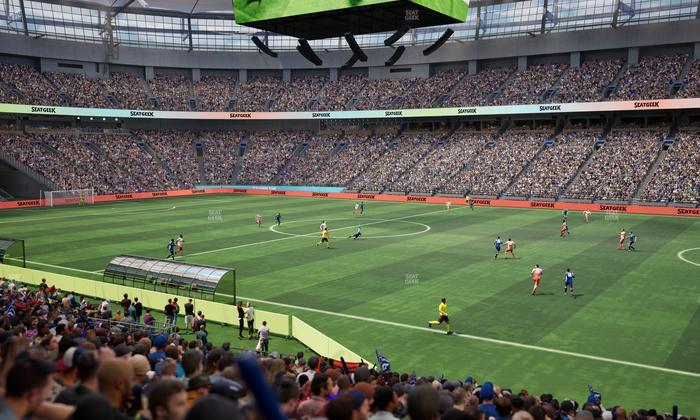 BC Place Stadium - Section 210 Seat View