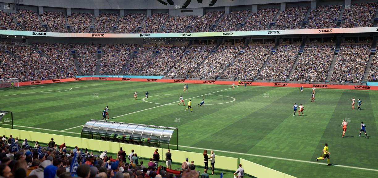 BC Place Stadium - Section 211 Seat View