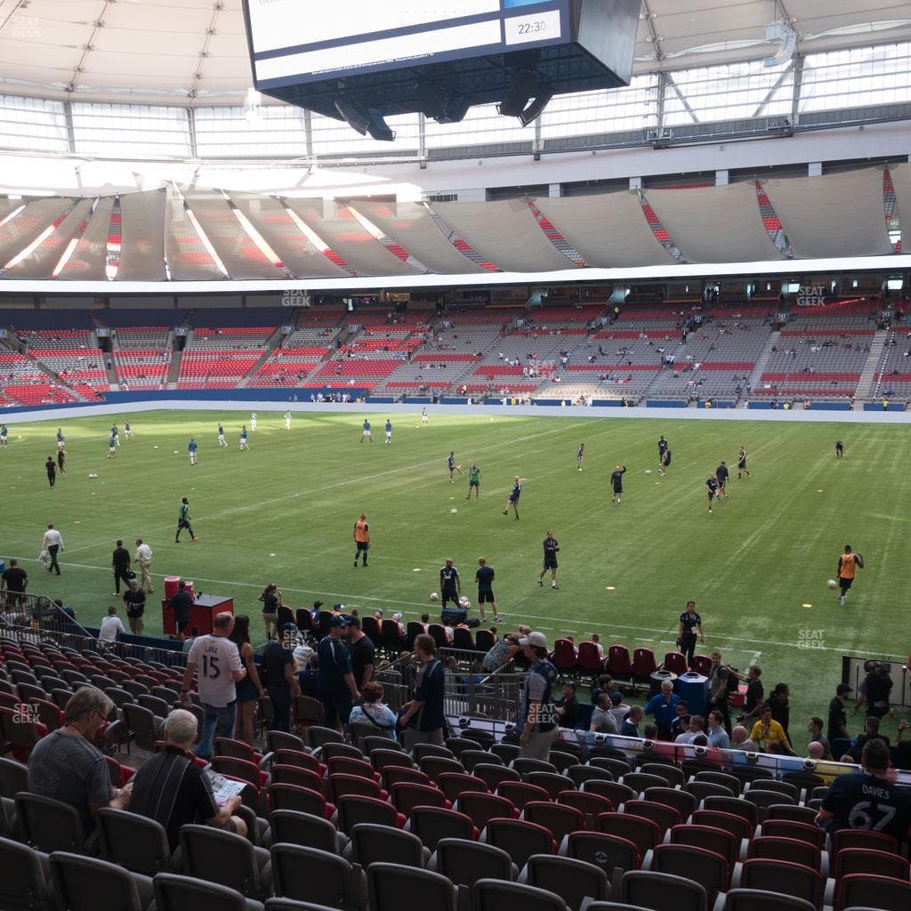 BC Place Stadium - Section 212 Seat View