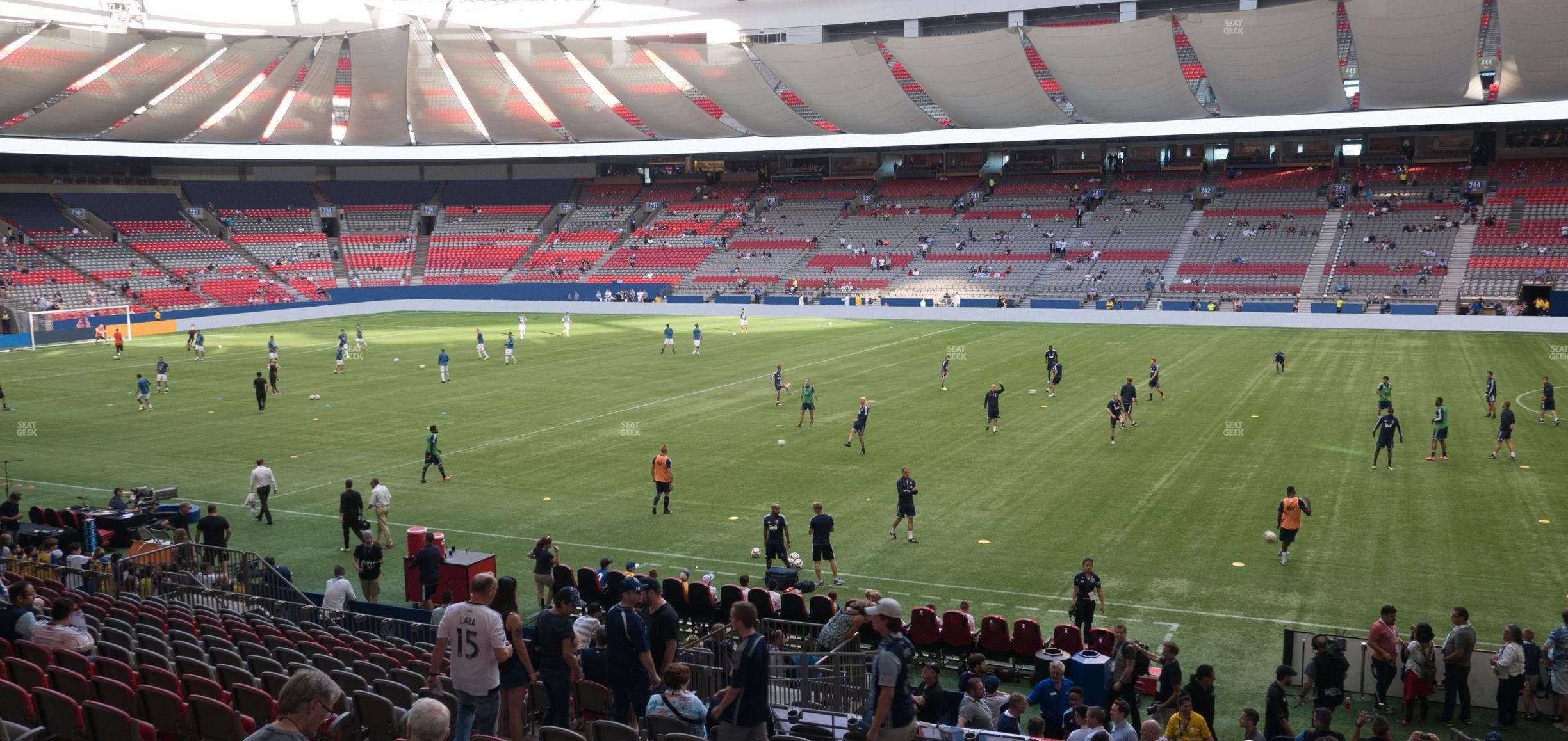 BC Place Stadium - Section 212 Seat View