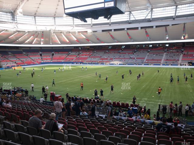 BC Place Stadium - Section 212 Seat View BC Place Stadium - Section 212 Seat View