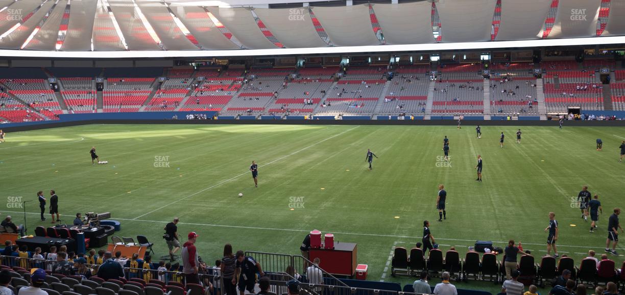 BC Place Stadium - Section 213 Seat View