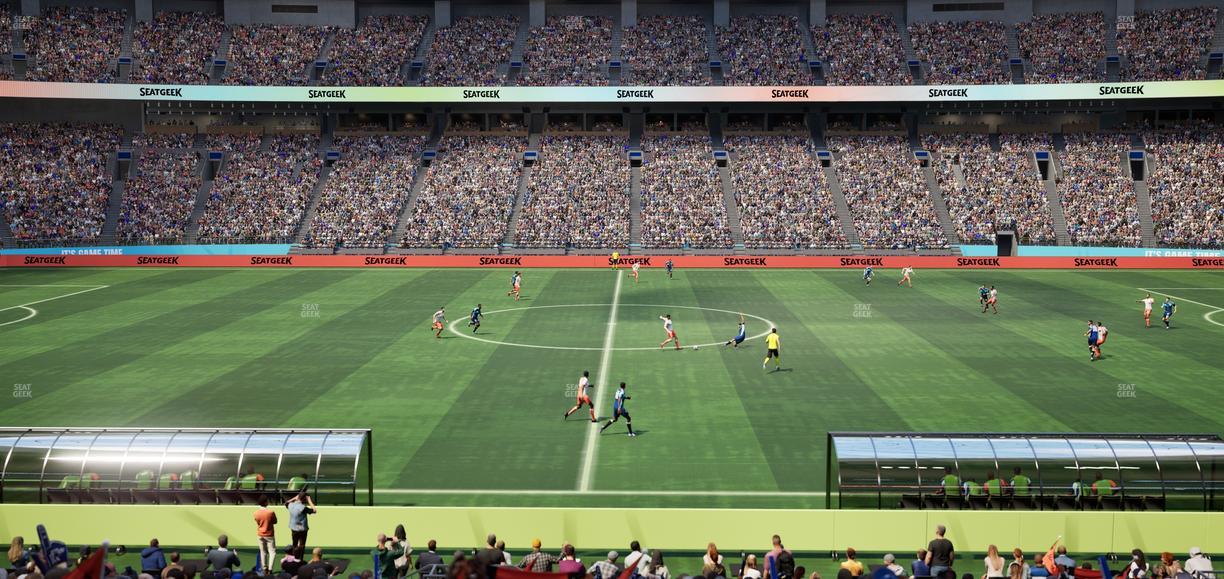 BC Place Stadium - Section 214 Seat View