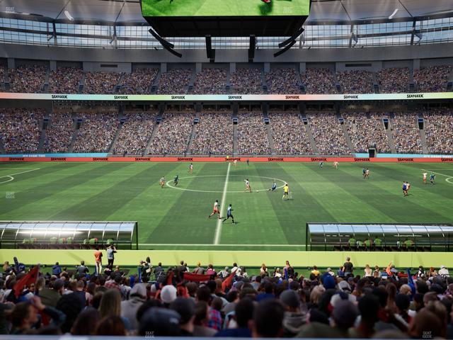 BC Place Stadium - Section 214 Seat View