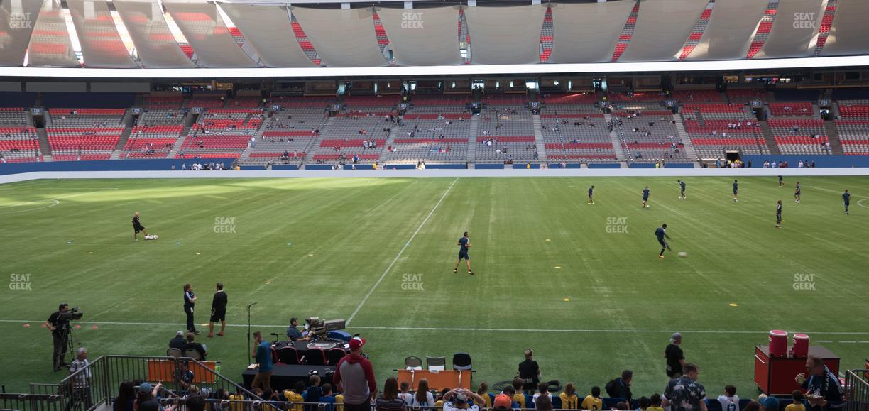 BC Place Stadium - Section 214 Seat View