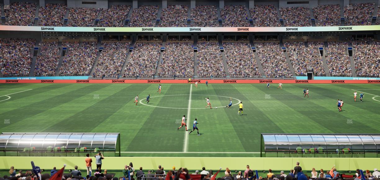 BC Place Stadium - Section 214 Seat View