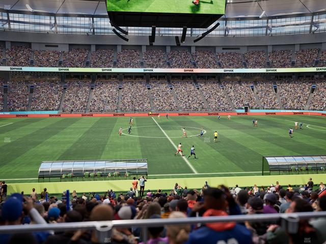 BC Place Stadium - Section 215 Seat View