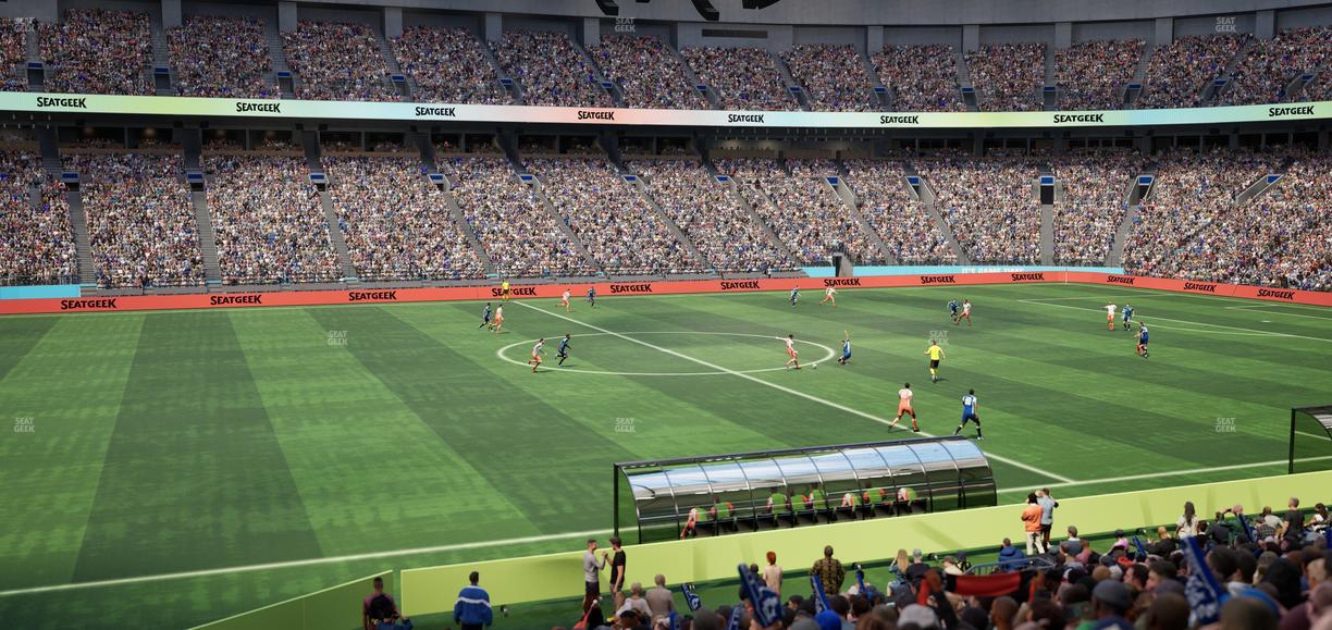 BC Place Stadium - Section 216 Seat View