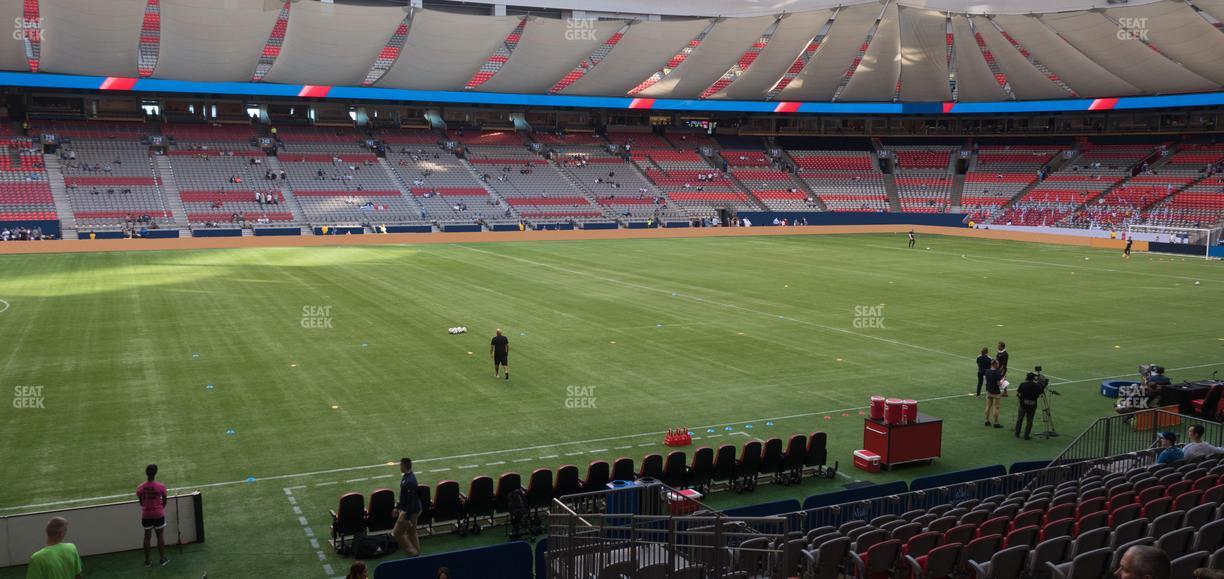 BC Place Stadium - Section 217 Seat View