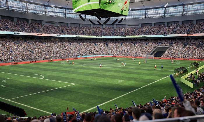 BC Place Stadium - Section 221 Seat View
