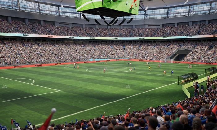 BC Place Stadium - Section 221 Seat View